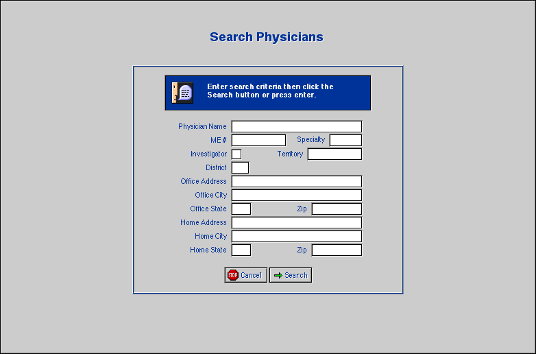 Physician Search