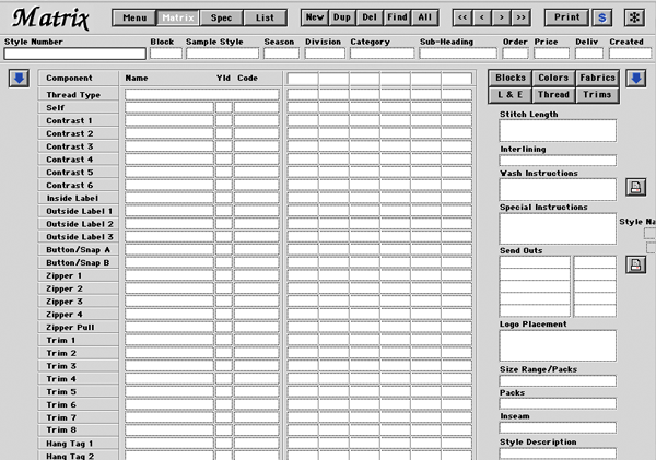 Find Matrix Page