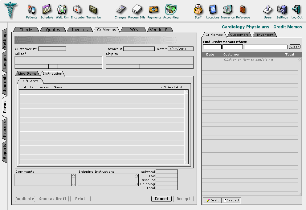 accounting-forms-creditmemo-distribution-creditmemos