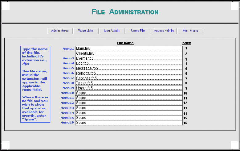 file administration